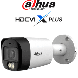 DAHUA DH-HAC-HFW1200RMN-IL-T - Cámara Bullet de 2 MP/ HDCVI X PLUS/ Audio Bidireccional/ Iluminación Dual Inteligente Hasta 30m/ Iluminación Mediante IR & Luz Cálida/ Reducción de Ruido 3D NR/ Metálica