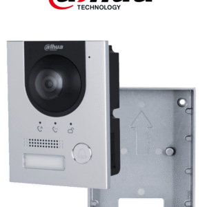 DAHUA  Paquete de Frente de calle DHI-VTO2201F-P-S2 IP 2MP/ IK 07/ IP 65/ Control de Cerradura/ Aluminio/ Compatible con App DMSS/ Apertura remota/ Alimentación a 12V+ Caja de insatalación en muro VTM115 de video portero DAHUA