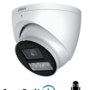 DAHUA HAC-HDW1239TN-IL-A-S3 - Camara Domo de 2 Megapixeles/ Iluminador Dual Inteligente+Full Color/ Lente de 2.8 mm/ 107 Grados/ Microfono Integrado/ WDR Real de 130 dB/ 40 Metros de Iluminación IR y Visible/ IP67/