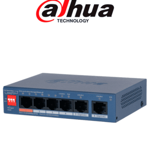 DAHUA DH-CS4006-4ET2GT-60 - Switch PoE de 6 Puertos Administrable/ 4 Puertos PoE Downlink 10 & 100/ 2 Puertos Uplink GE/ 60 Watts Totales/ Administrable en la Nube Dolink Care / PoE Hasta 250 Metros/ Carcasa Metalica/ Switching 4.8 Gbps/